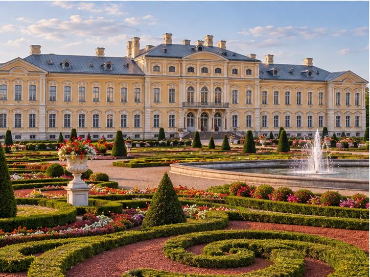 Riga and Rundāle Palace